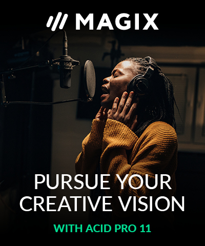 Magix. Pursue your creative vision with Acid Pro 11.