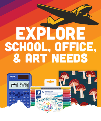Explore School, Office, and Art Needs