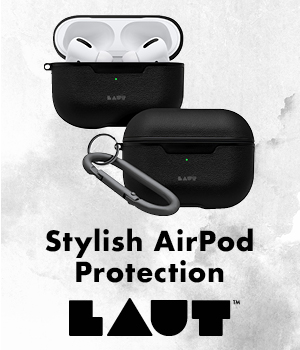 Stylish AirPod Protection from LAUT.  Shop now.