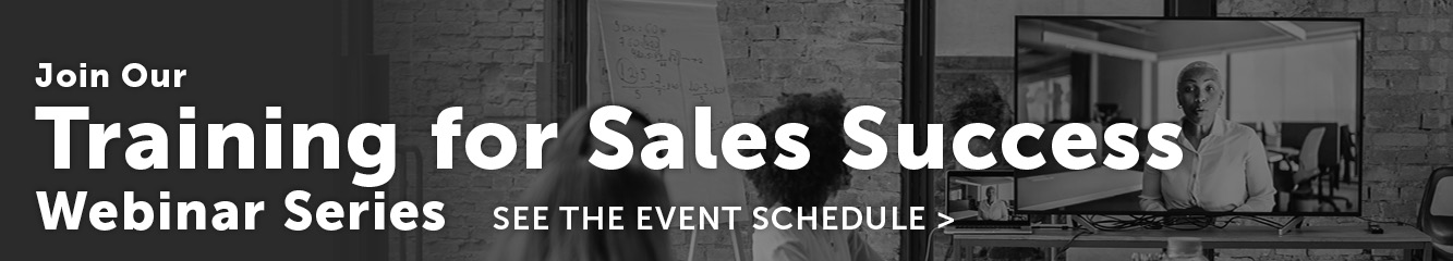 Join Our Training for Sales Success Webinar Series