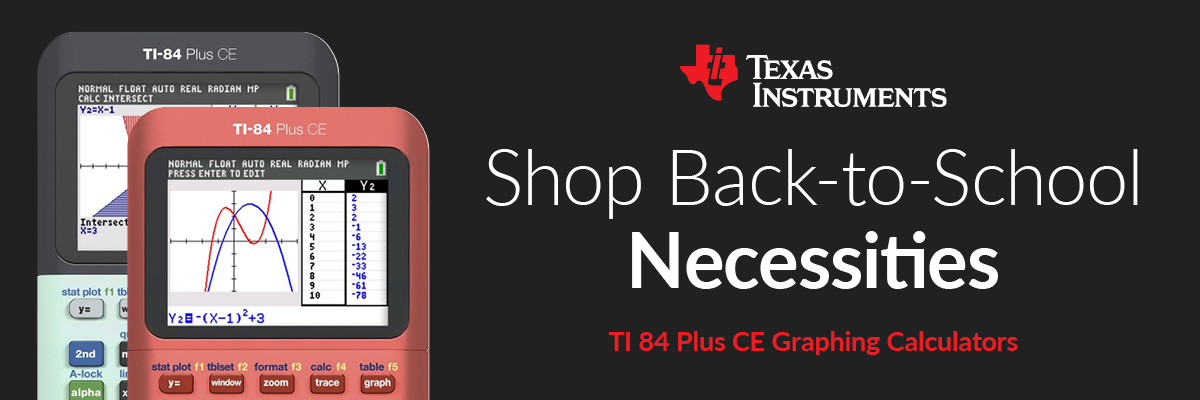 Texas Instruments. Shop Back-to-school necessities.