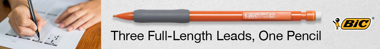 BIC: Three Full-Length Loads, One Pencil