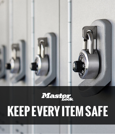 Master Lock. Keep every item safe.